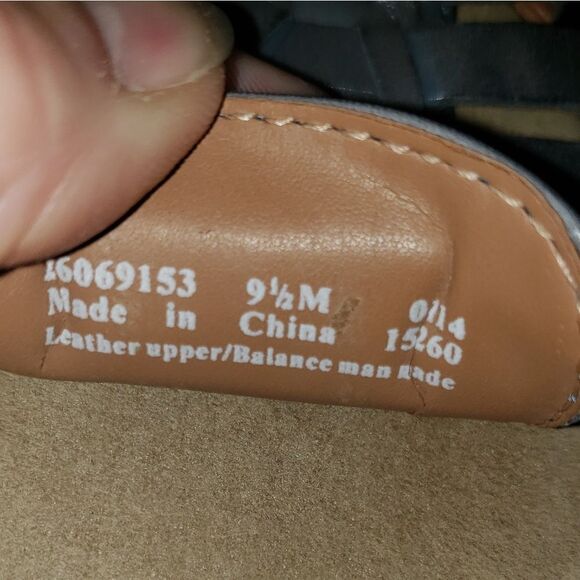 Clarks Gray / Blue leather sandals - Picture 6 of 6